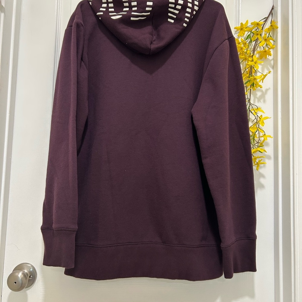 Adidas Men's Dark Purple Hoodie